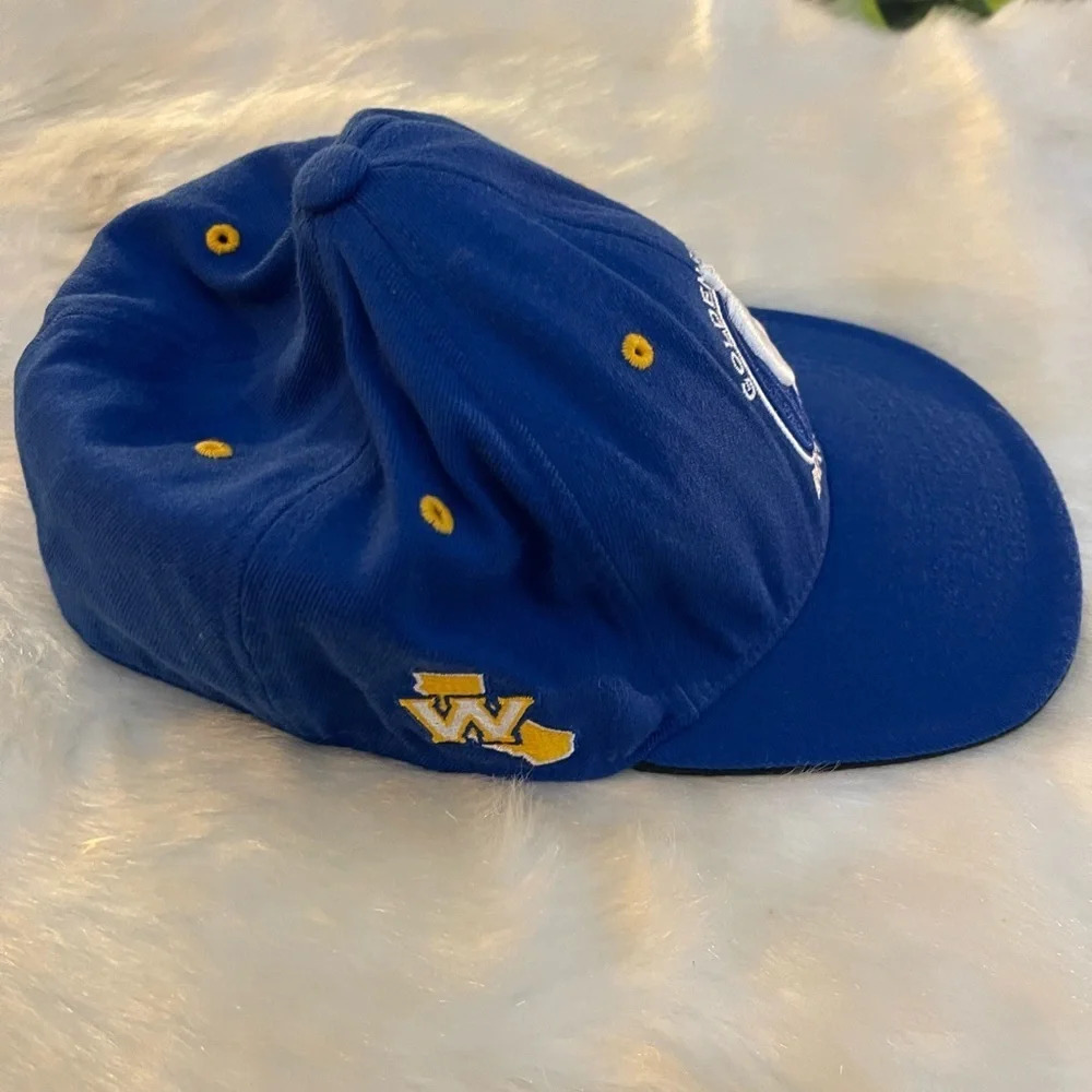 RARE NBA Logo x Golden State Warriors Flexfit Baseball Hat by Adidas, Size L/XL - Picture 9 of 9